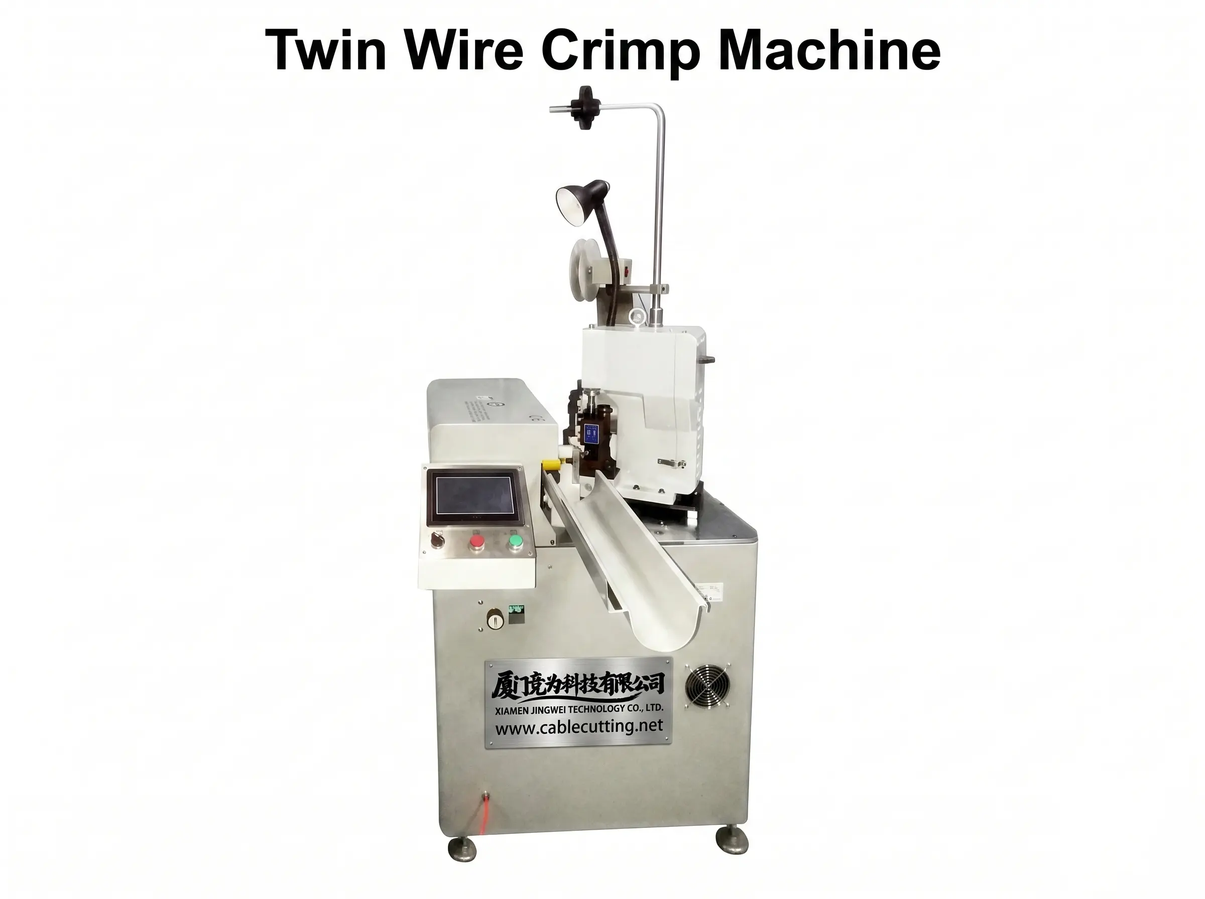 Mesin Crimp Kawat Otomatis Ganda | Solusi Presisi Industri dari JINGWEI