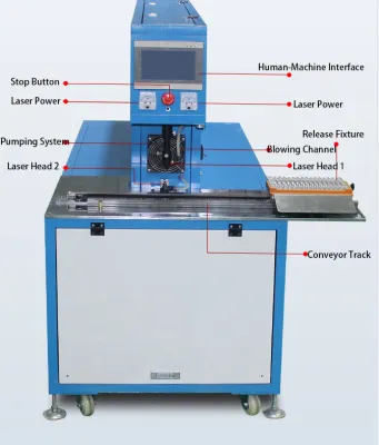 Mesin Pengupas Kabel Laser CO₂ dengan Meja Geser Listrik CLS60-D Thumb