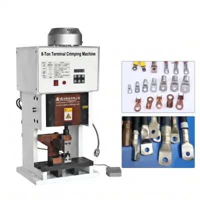 Mesin Crimping Terminal Senyap Otomatis WPM-8000S