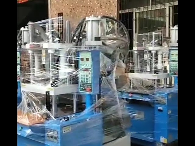 Mesin Injeksi Molding Vertikal 15 Ton untuk Insert Kawat DC Plug - Plastik PVC, TPE, PP