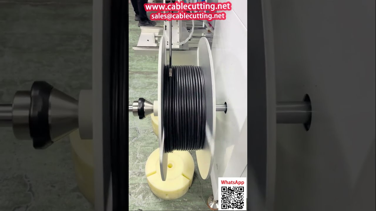 Mesin Penggulung & Penghitung Tepat untuk Selang PVC Fleksibel & Heat Shrink