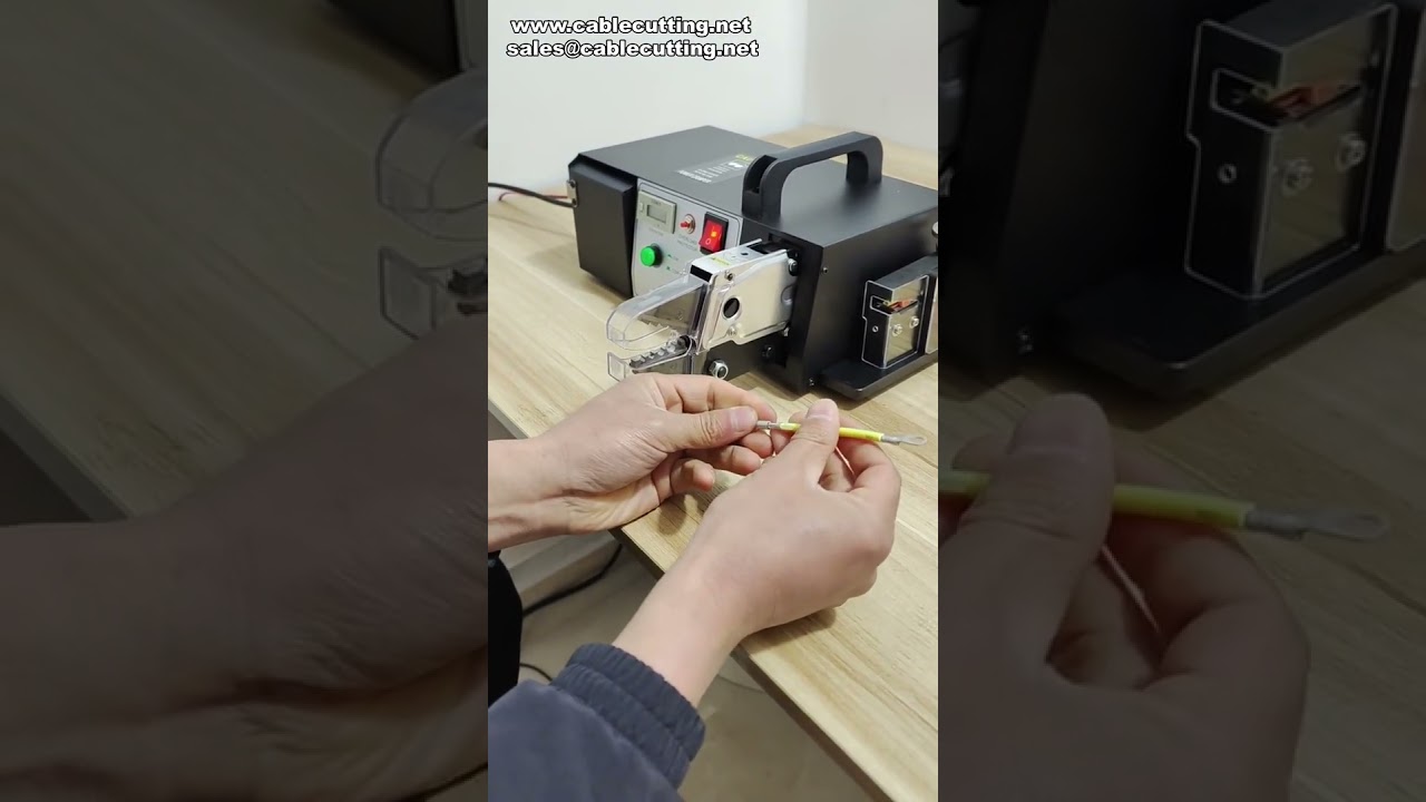 Mesin Crimping Terminal Listrik Serba Satu: Potong, Kupas, dan Crimping Otomatis