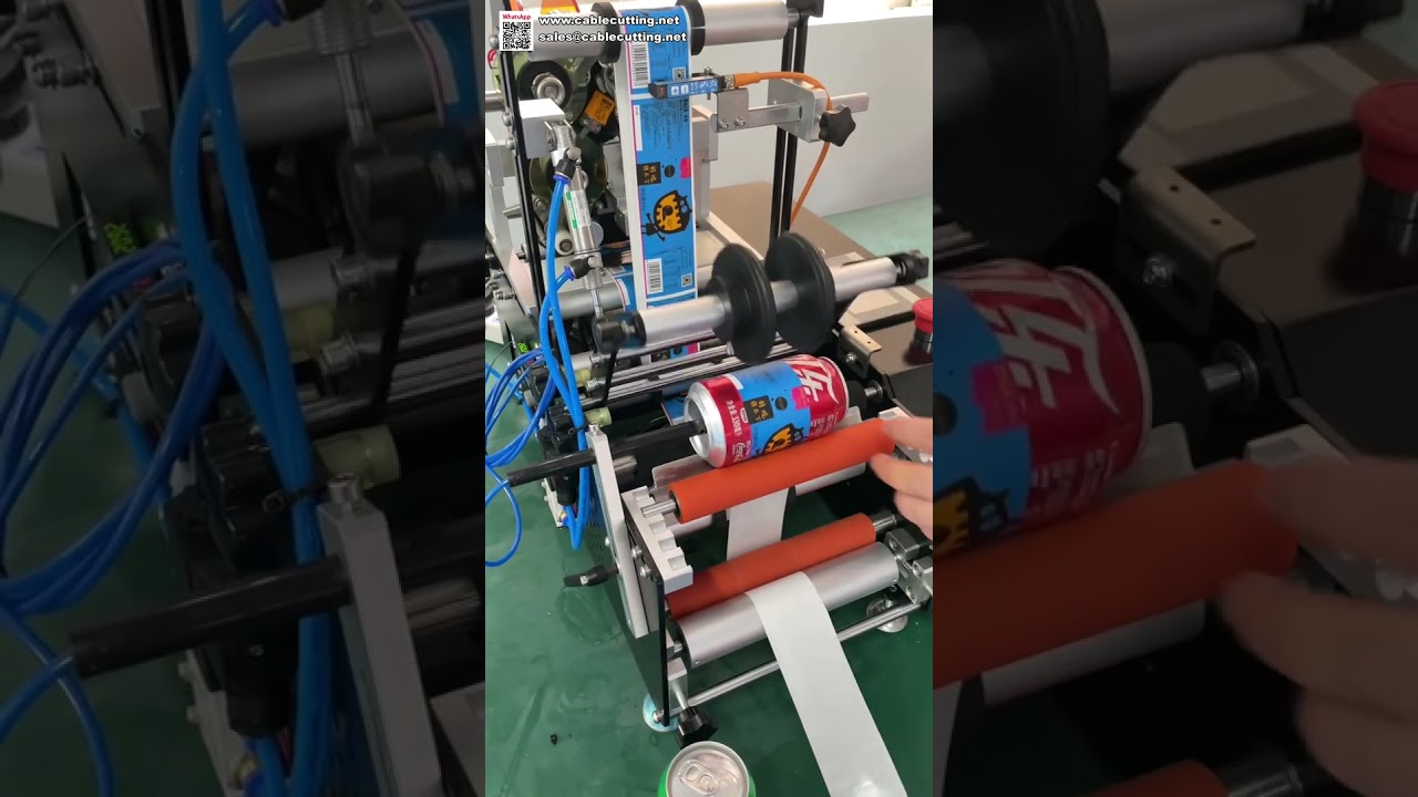 Mesin Label Botol Minuman Otomatis - Aplikator Stiker untuk Botol Plastik & Kaca