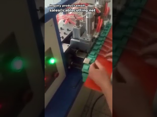 Mesin Kupas dan Puntir Kabel Otomatis untuk 3 Kawat & Kabel Listrik