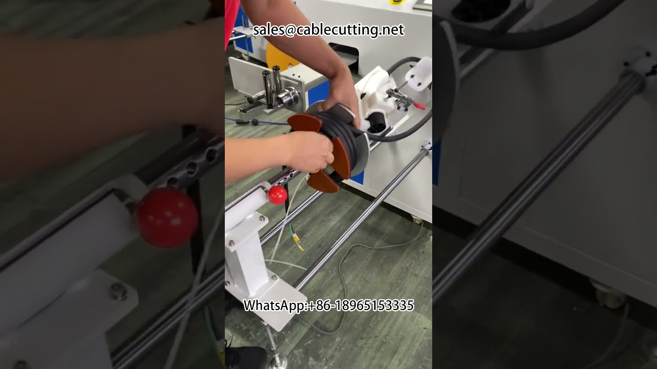 Mesin Penggulung Kawat Baris untuk Charging Gun Energi Baru | Otomatisasi Produksi Kabel Harness