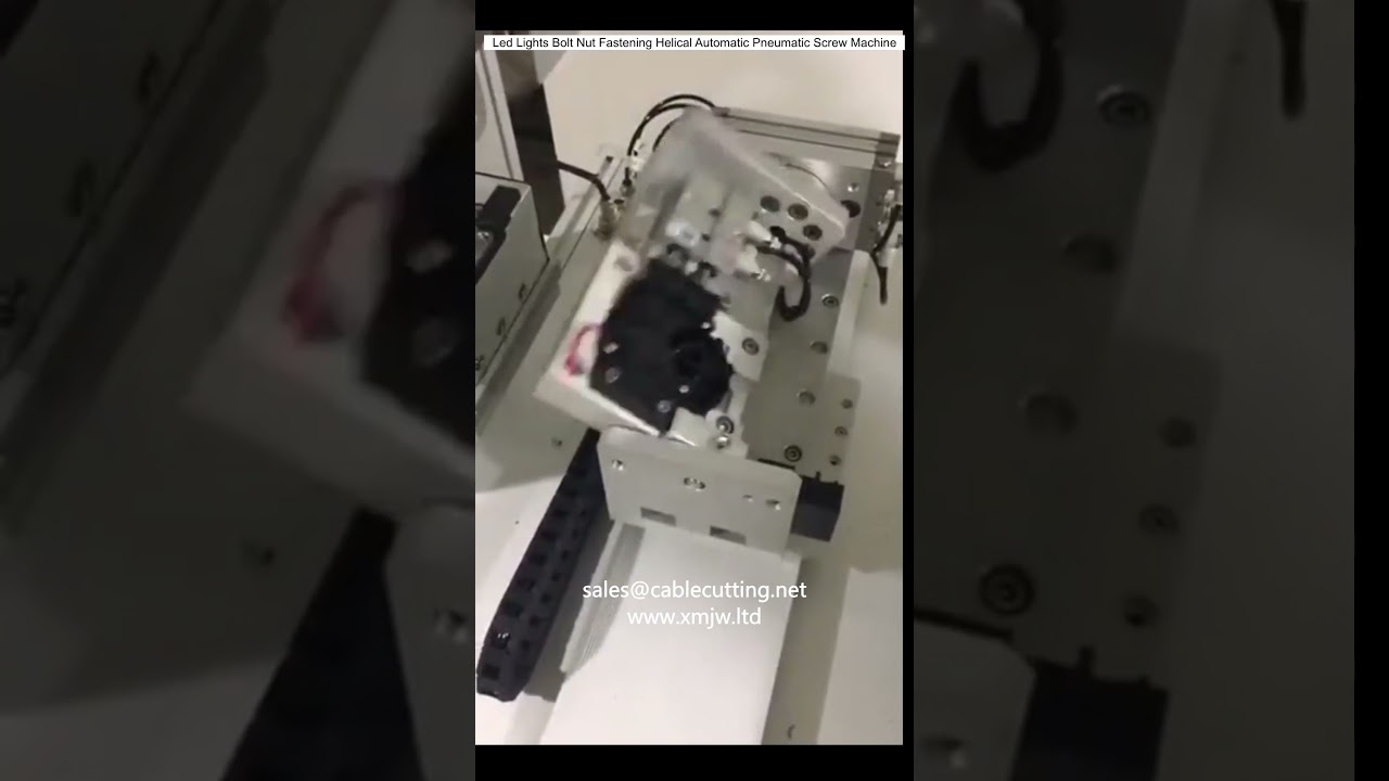 Automatic Pneumatic Screw Fastening Machine for LED Lights, Bolts, and Nuts