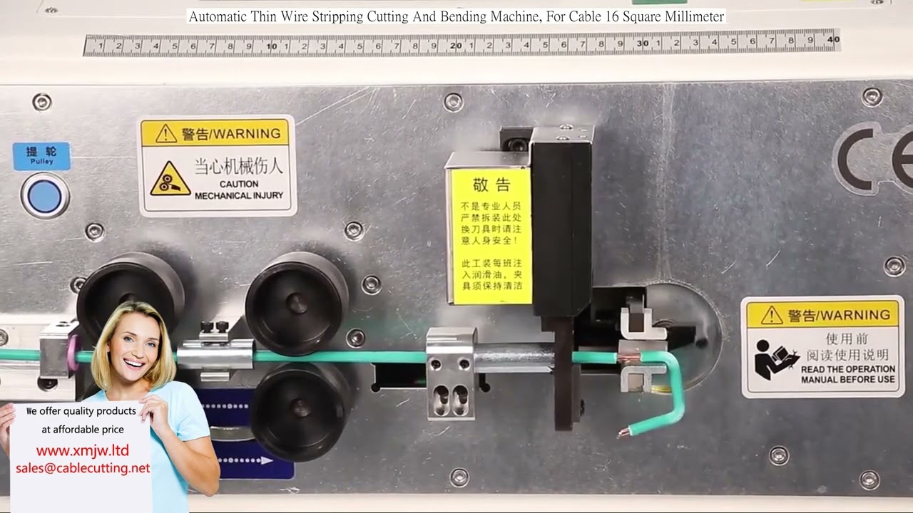 Automatic Thin Wire Stripping, Cutting, and Bending Machine for 16 Square Millimeter Cable