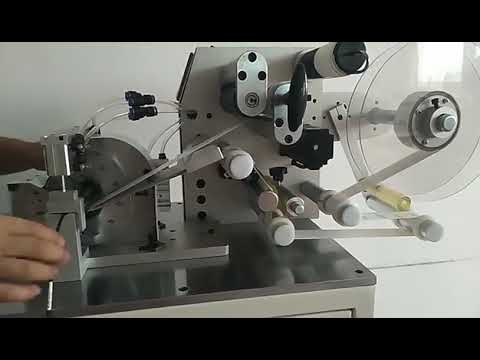 Mesin Labeling Pelipat Logo OEM untuk Tabung & Botol Bulat - Stiker Label Otomatis