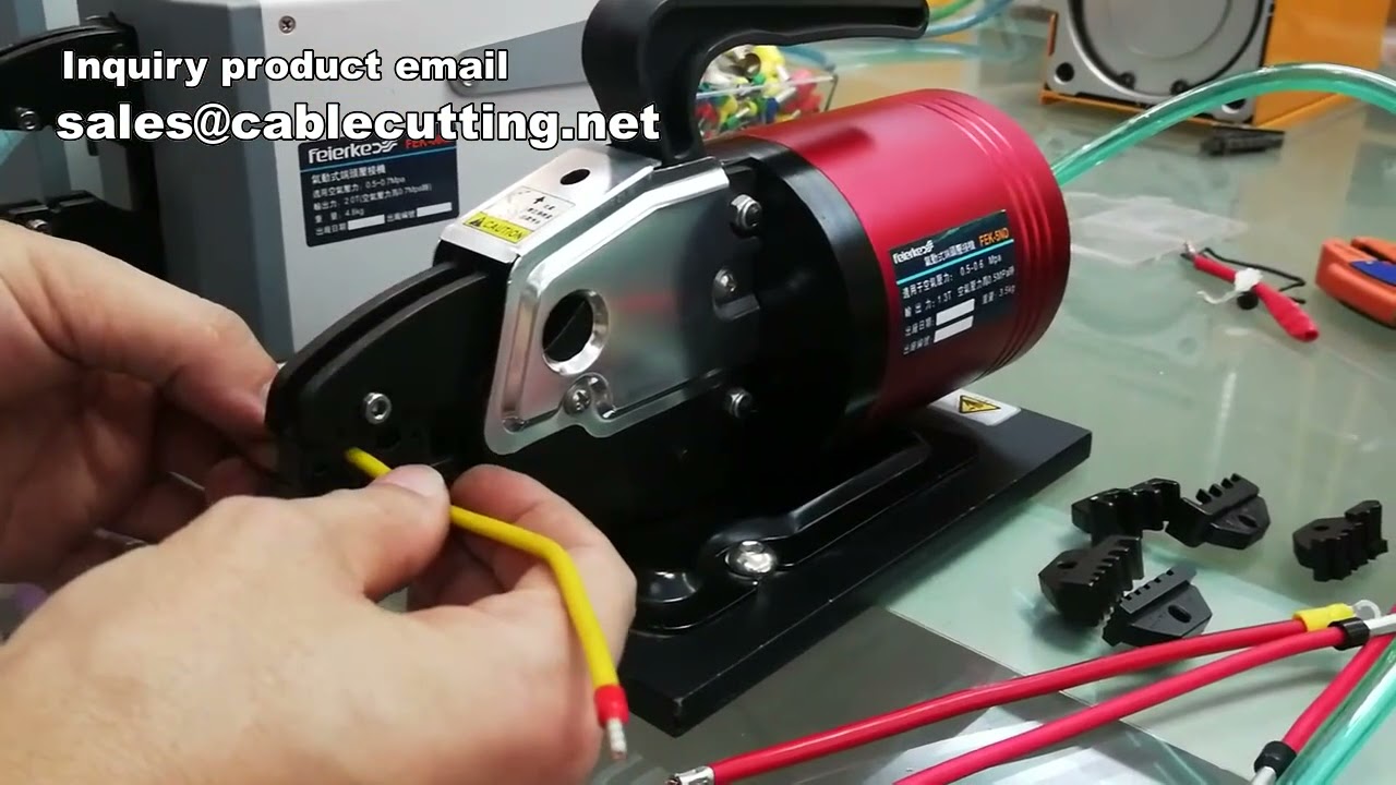 Pneumatik Mini Bench Crimper Terminal – Mesin Crimping Kabel & Crimper Ring Terminal Isolasi