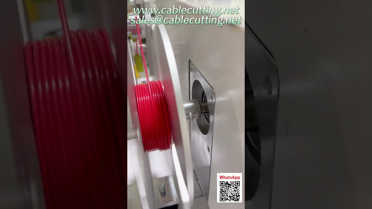 Mesin Gulung Kabel Otomatis dengan Penghitung Meter Presisi & Pemotong