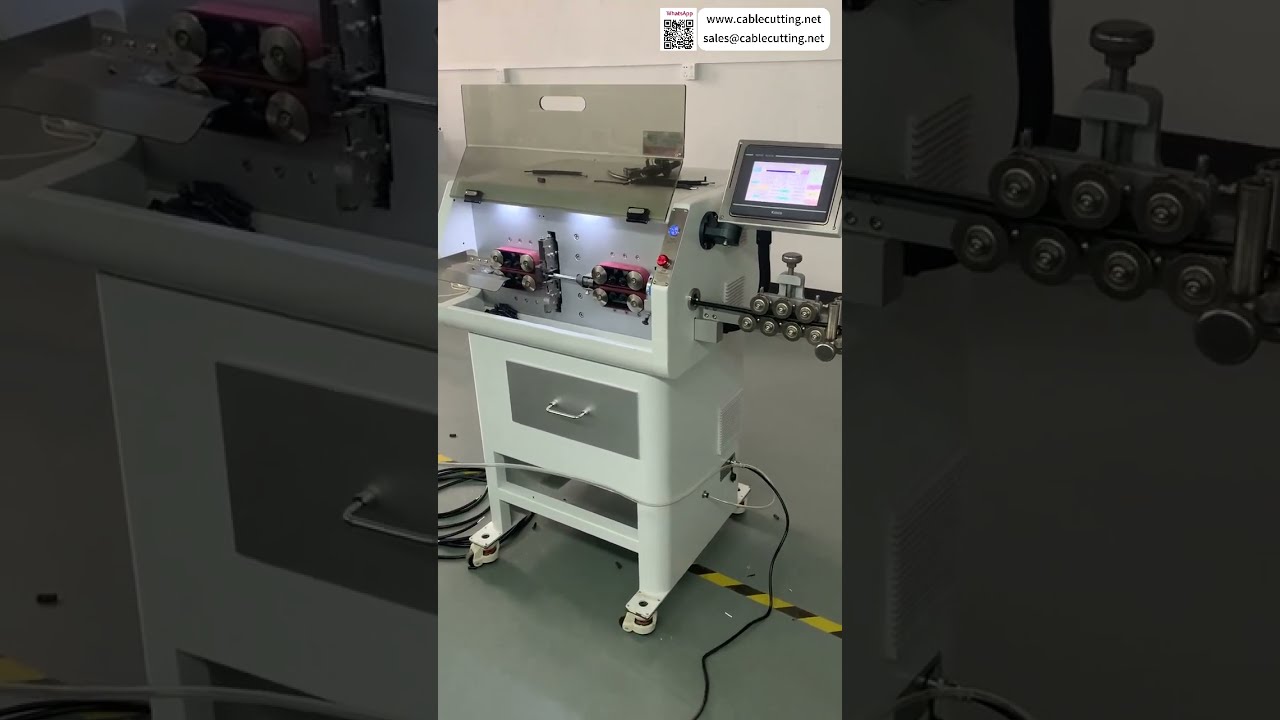 Auto Wire Feeder dengan Mesin Pengupas & Stripping 150 Sqmm - Alat Pemotong Kabel Industri