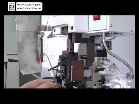 Mesin Kupas & Krimping Kabel Multi-Core Semi-Automatis untuk Proses Harness EV Cerdas