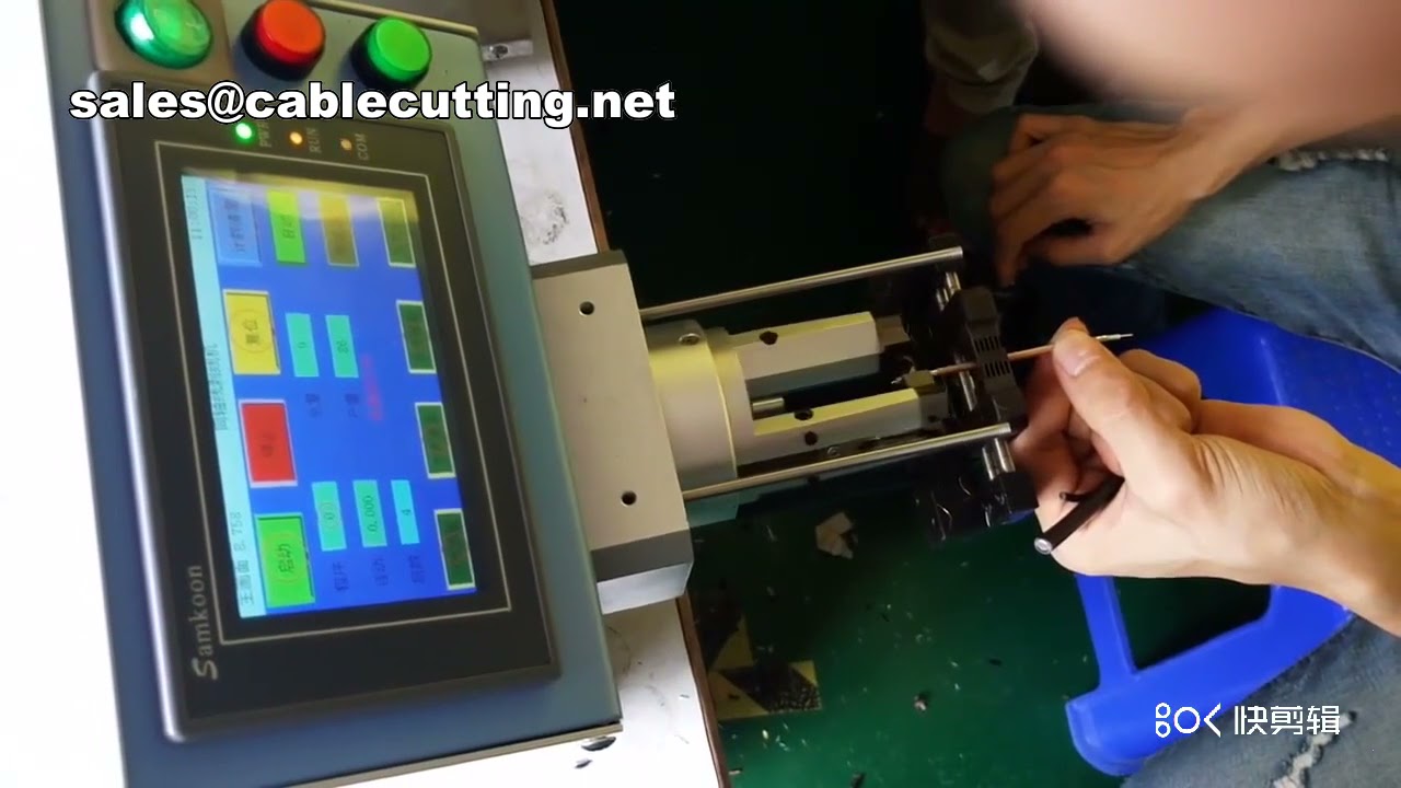 Mesin Kupas & Potong Kabel Koaksial Otomatis | Wire Stripper Industri Terbaik
