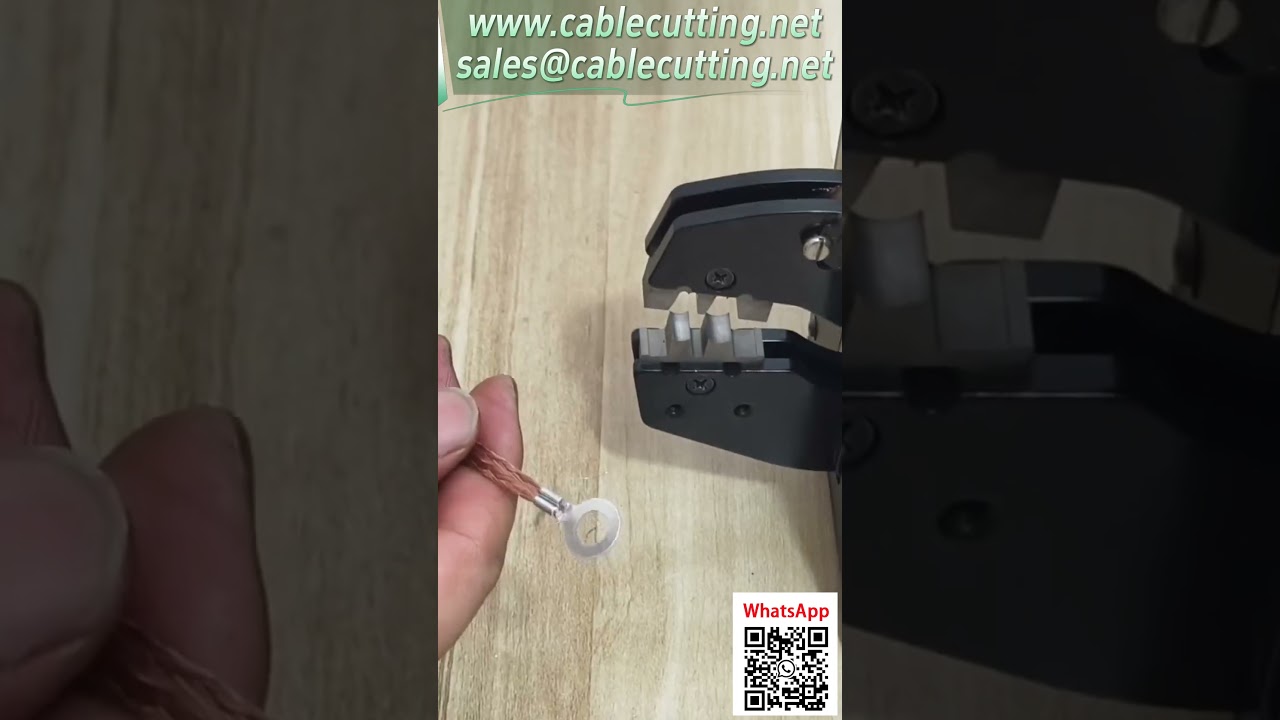 Mesin Crimping Pneumatik 16M untuk Terminal Kabel Solar - Crimping Vertikal Multi-Mold