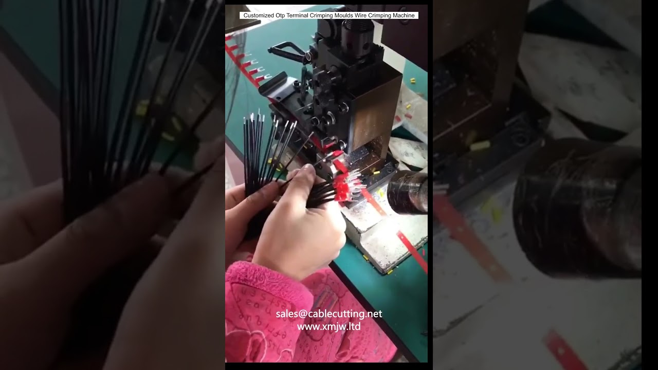 Cetakan Crimping Terminal OTP Kustom & Mesin Crimping Kawat untuk Otomatisasi Pabrik