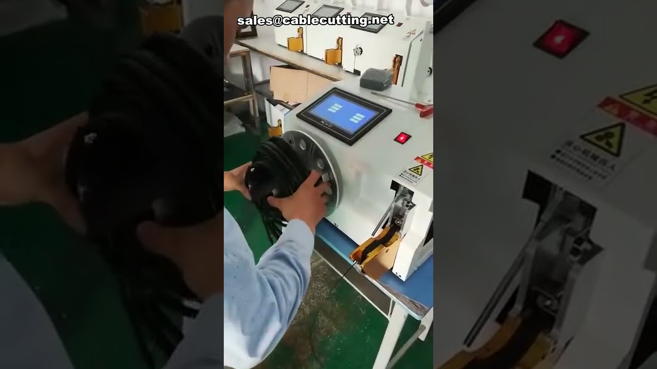 Demo Produk Mesin Pengikat Gulungan Kawat Otomatis untuk Industri