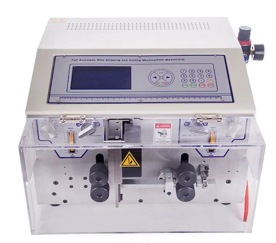 Mesin Pemotong dan Pengupas Kabel Pipih Otomatis Presisi WPM-09BHT - Mesin Pengupas Kawat Otomatis