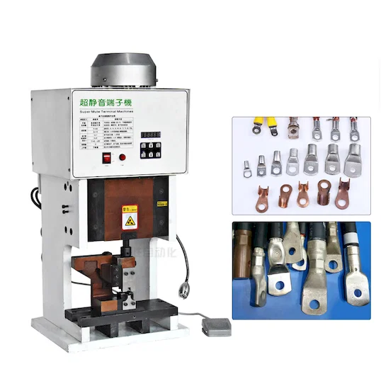 Mesin Krimping Terminal Senyap untuk Produksi WPM-8000S - Mesin Krimping Terminal