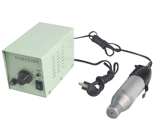 Mesin Pengupas Kawat Tembaga Genggam WPM-0312 - Mesin Sikat Kawat Semi-Otomatis